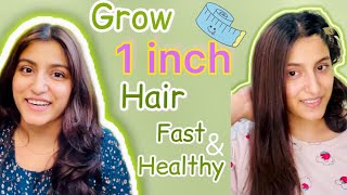 Get HEALTHY HAIR growth FAST ✅ with NO MONEY | Grow 1 INCH hair