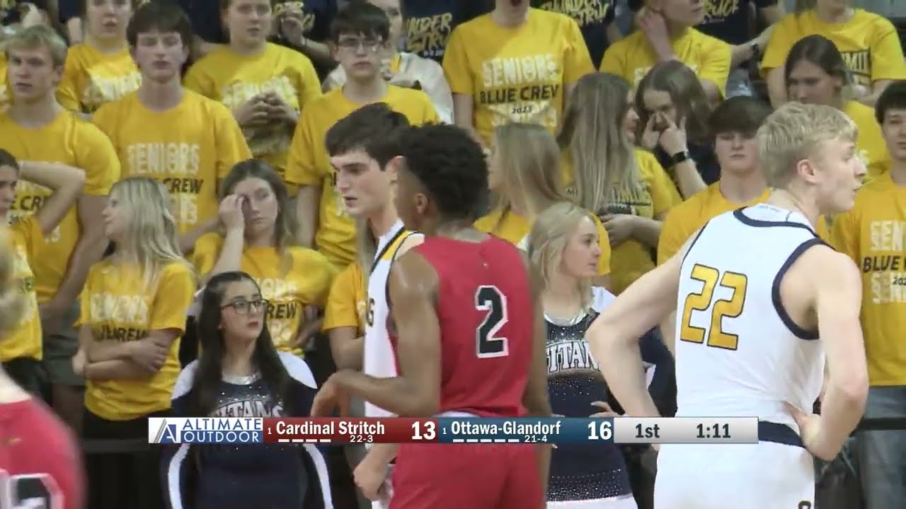 Cardinal Stritch vs Ottawa-Glandorf Regional Semi Boys Basketball 3-8-2023