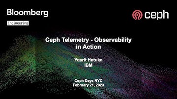 Ceph Days NYC 2023: Ceph Telemetry - Observability in Action