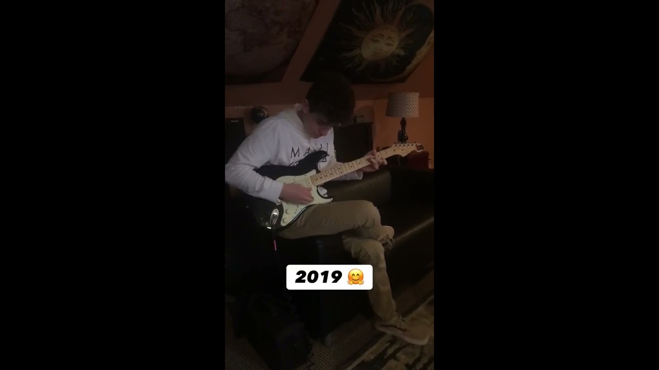 5 Years Of Guitar Progression In 40 Seconds Shorts