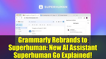 Grammarly Rebrands to Superhuman: New AI Assistant Superhuman Go Explained!