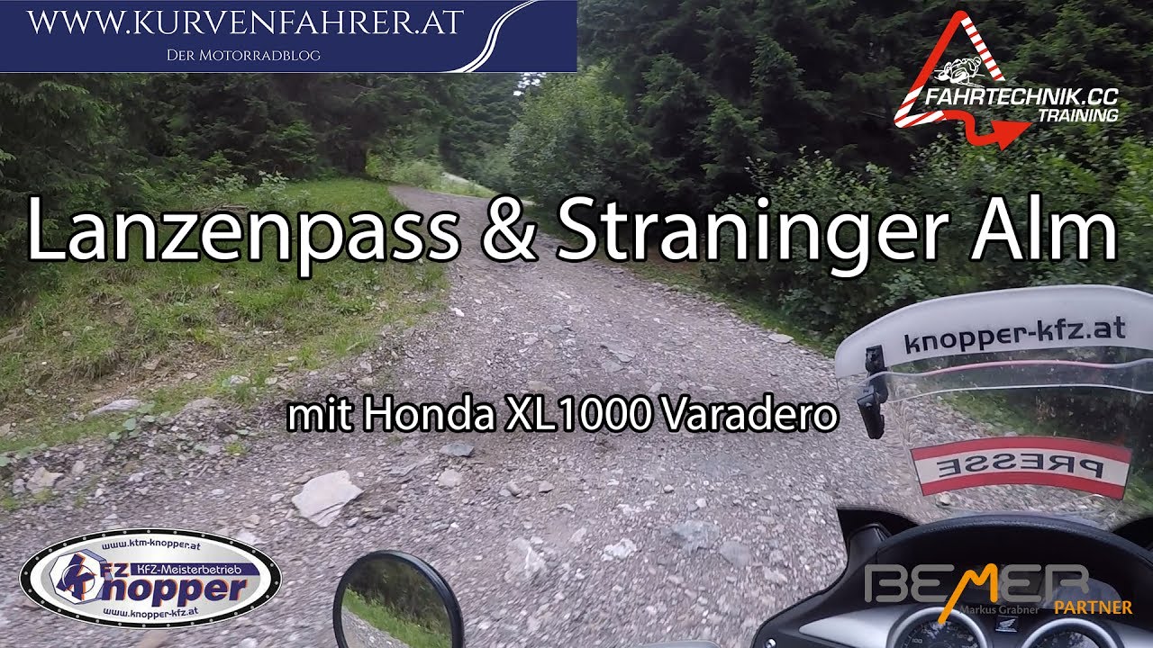 Lanzenpass & Straninger Alm mit dem Motorrad