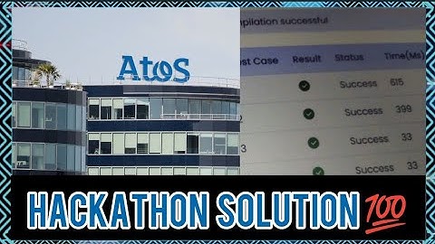 Atos Syntel Solutions 2023|Atos 11 Am Solution|Hackerrank & Hackathon#solution #coding #challenge