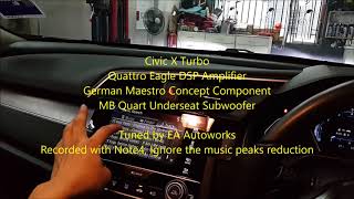 Honda Civic X Car Audio Tuned Up Car  2 Video 2