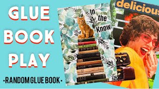 Glue Book Play • I’m having so much fun! • Random Collage #gluebook #collage #magazinecollage #craft