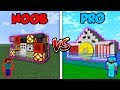 Minecraft NOOB vs. PRO: REDSTONE HOUSE in Minecraft!
