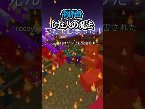 〇〇した人の魔法【マインクラフト】#マイクラ #shorts