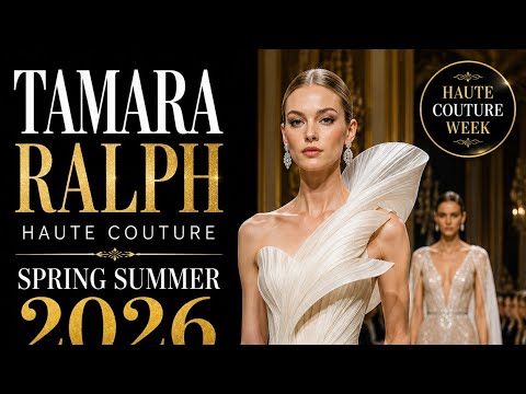 Tamara Ralph Haute Couture Spring Summer 2026 | Haute Couture Week 4K | Becka Dripper TV