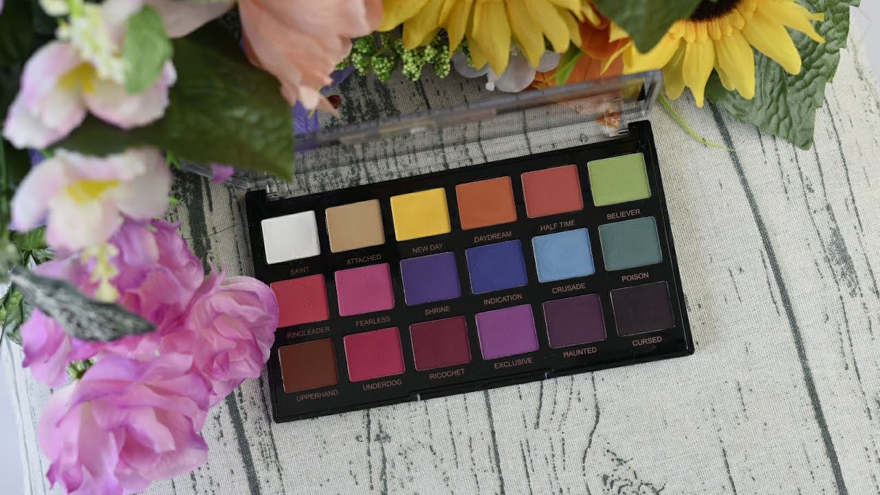 REVOLUTION PRO REGENERATION PALETTE Mischief Mattes first glimpse and swatches
