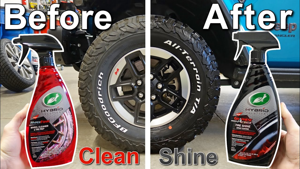 Graphene Tire Clean & Shine Combo