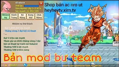 Reiew Bản Mod Cực Đẹp Về Nv namec - Ngọc Rồng Online [ Dragon ball super ]