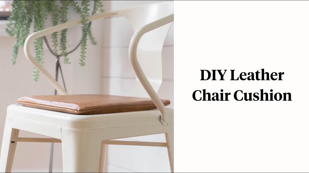 How to Make a Leather Chair Cushion (Leather Chair Pad)