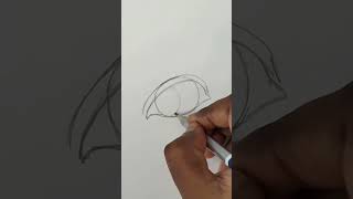 How To Draw Outline Eyes #shorts #youtubeshorts #art #drawing #artist