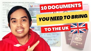 10 Documents You NEED to Bring to the UK | International Nurse