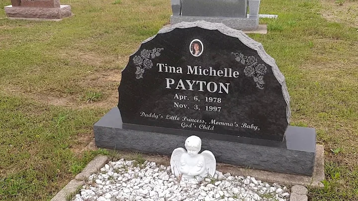 The grave of Tina Michelle Payton--Unsolved Murder.