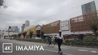 Around Imamiya Station, Osaka | 4K with Binaural Audio