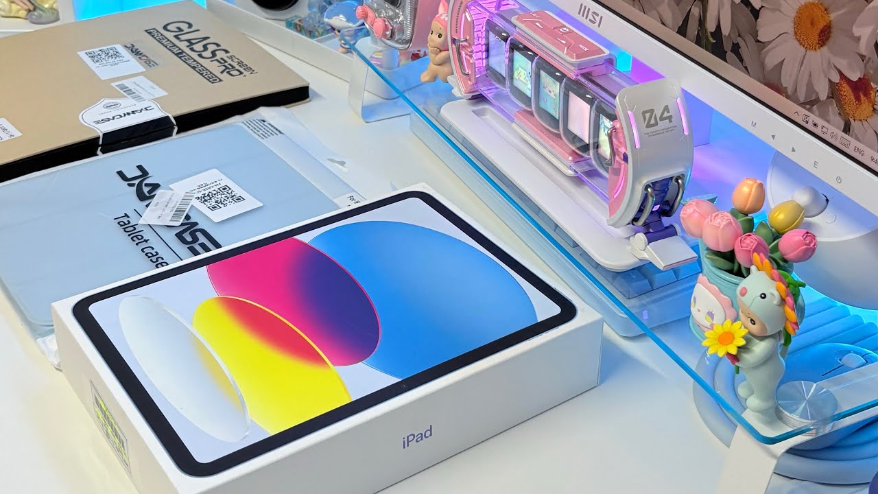 Unboxing my blue iPad | Apple iPad 11th Gen (A16) | with Accessories