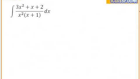 C4 Integration Partial Fractions