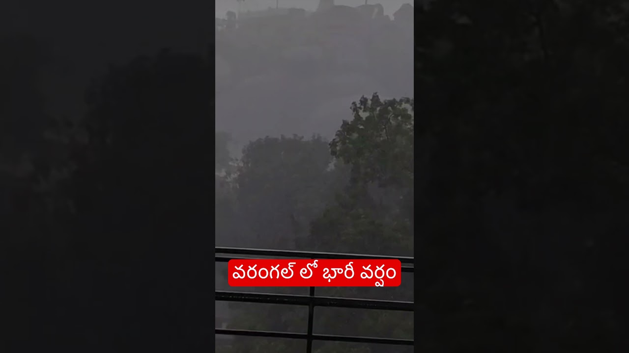Heavy Rain in Warangal | Warangal | Motha Cyclone |
