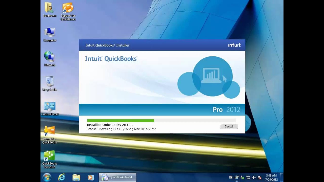 quickbooks pro 2007 windows vista