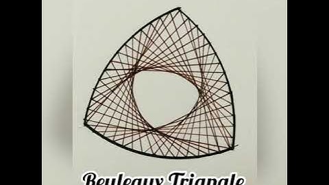 Reuleaux Triangle using Spirograph Pattern #reuleaux #geometrics #spirograph #geometric_design