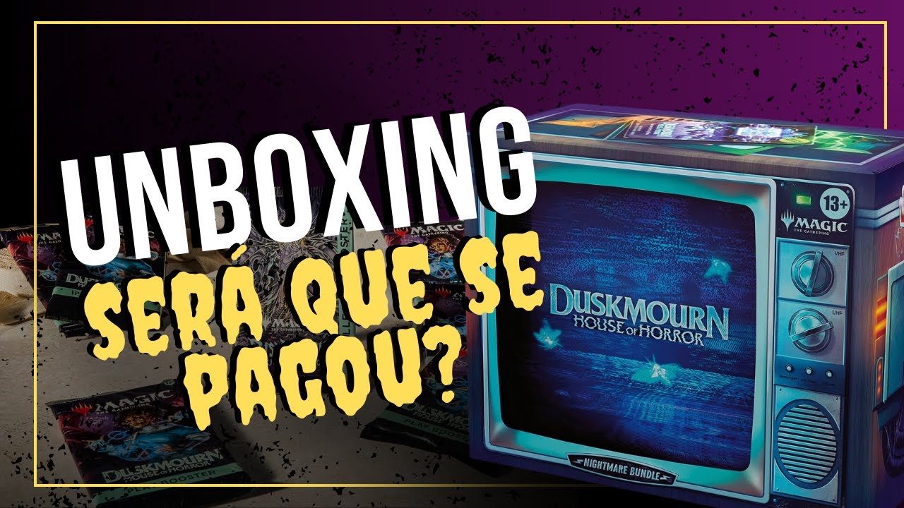 UNBOXING NIGHTMARE BUNDLE DUSKMOURN HOUSE OF HORROR - SE PAGOU
