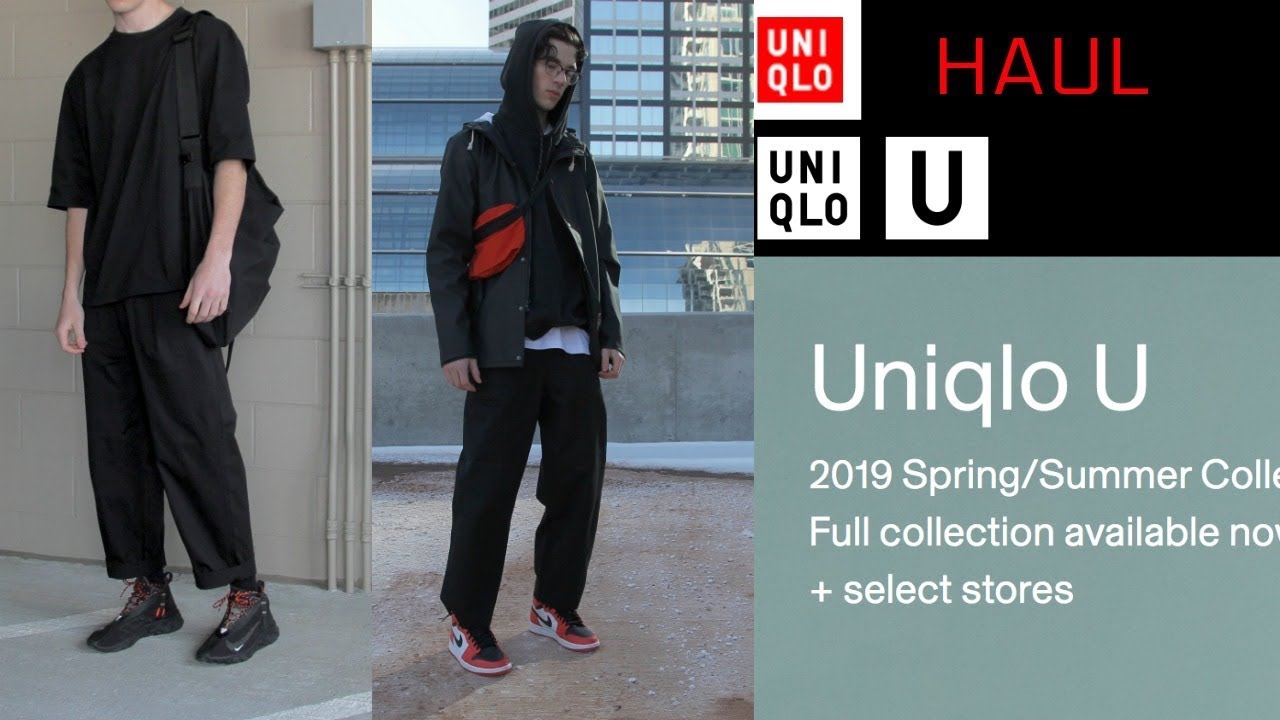 Uniqlo U HAUL | SS19 | Techwear & Streetwear - YouTube