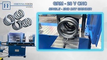 GRM-20-V CNC - Spring single-end dry CNC grinding machine