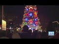 Old Sacramento Christmas tree lit for season