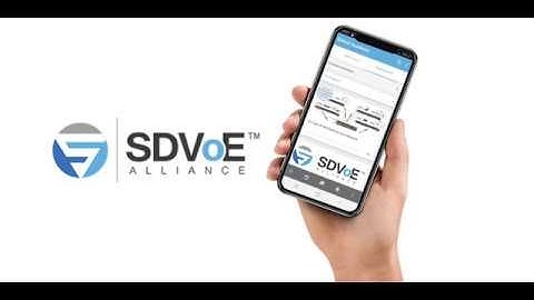 SDVoE Academy App Demo
