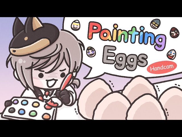 Mysta Rias uses HANDCAM painting eggsのサムネイル