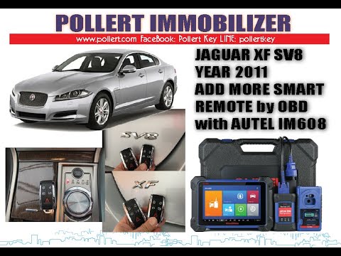 Jaguar XF SV8 Uear 2011 Add More Smart Remote by OND with Autel IM608