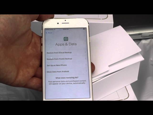 Set Up Guide for iPhone 6S & iPhone 6 16gb 64gb 128gb - how to set up for the first time