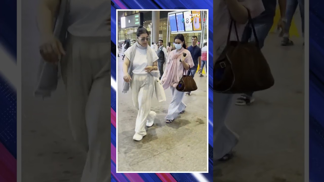 Kajol And Daughter Nysa Spotted At Airport