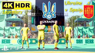 Ukraine v Spain, 4v4 in Sydney, Legendary Difficulty, Volta FC 24 Gameplay (PS5 UHD 4K 60FPS HDR)