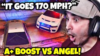 Summit1g OUTPLAYS ANGEL TWICE & Hits CRAZY JUMP In 170MPH A+ Boost! | GTA 5 NoPixel RP