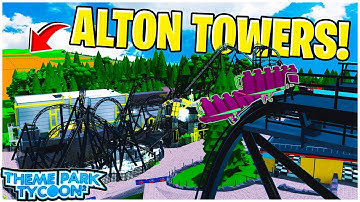Theme Park Tycoon 2 *SMILER* Mega Park! 🤪 (Alton Towers)