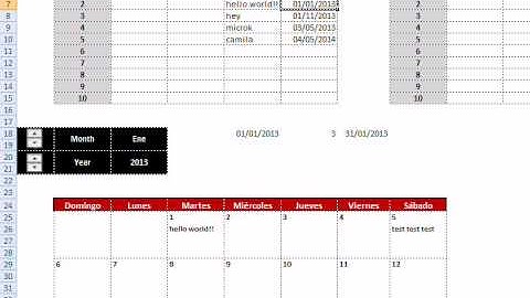Meeting/ Appointment Calender template in Ms Excel