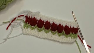 Tulip Stitch Crochet Pattern | Easy detail Tutorial for Beginners