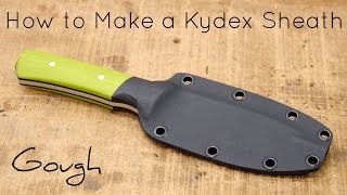 kydex kit. knife sheath holster making kit. everything you need.