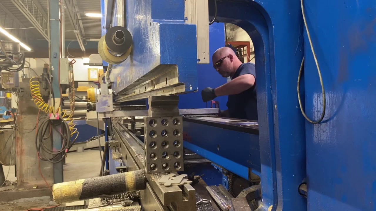 How to repair your damaged press brake ram YouTube