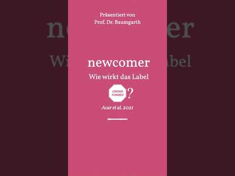 Wie wirkt das Label "Crowd-Funded"?