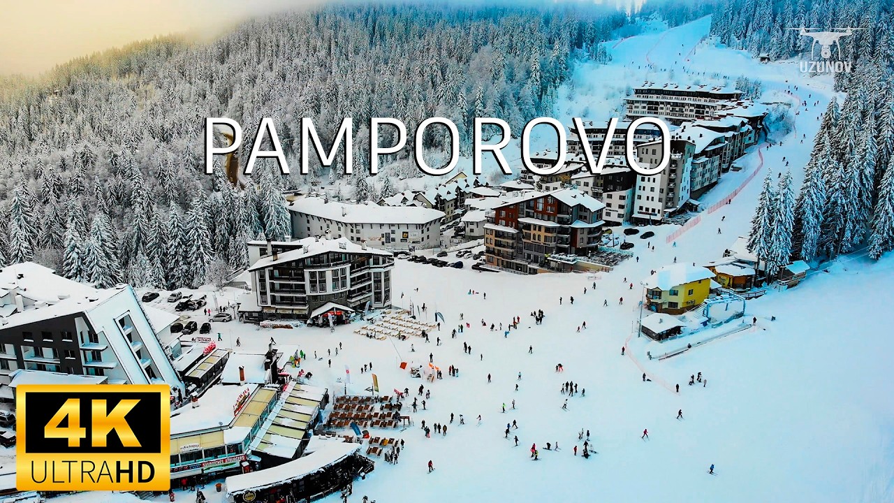 Pamporovo, Bulgaria - 4K Drone Video