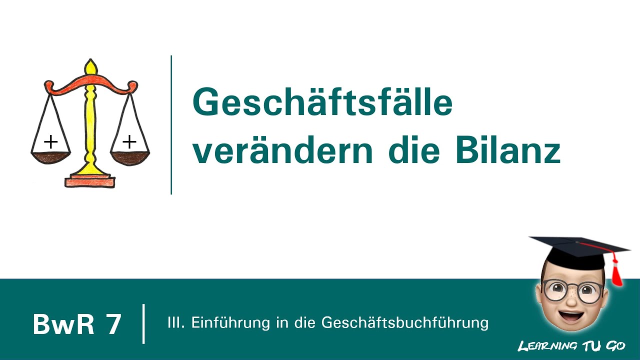 Update New BwR 7 | Geschäftsfälle verändern die Bilanz