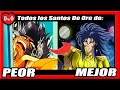 PEOR A MEJOR CABALLERO DORADO  | SAINT SEIYA