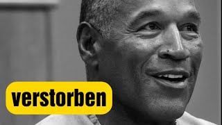 O.J Simpson verstorben im Alter mit 76 Jahren !!! #usa #ojsimpson #Schlagzeilen!