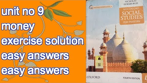Class 4 Social Studies Chapter 9 money EXERCISE SOLUTION and explanation by educational tips