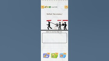 Defeat the enemy!🤺😲😁draw 2 save level 235 #shorts #youtubeshorts #shortvideo #gaming  #games