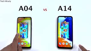 SAMSUNG A04 vs A14 - Speed Test