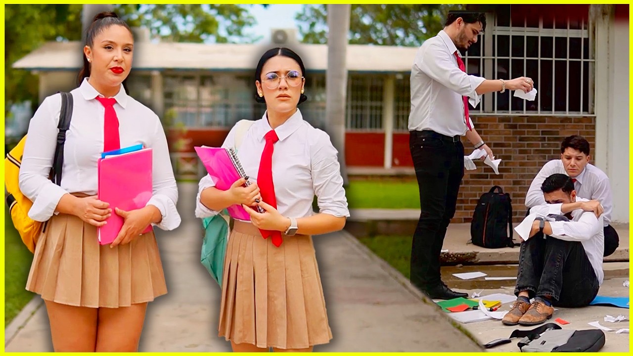 El chico popular se enamoró de la nerd del colegio